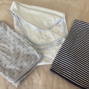 Group of 3 baby blankets